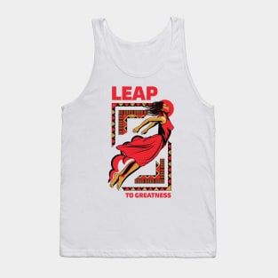 Leap To Greatness - Female Tank Top